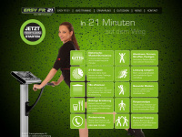 easyfit21.de Webseite Vorschau