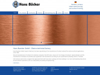 hans-buecker-gmbh.de Webseite Vorschau