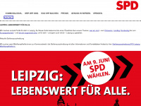 spd-leipzig.de Webseite Vorschau