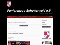 fanfarenzug-schutterwald.de Webseite Vorschau