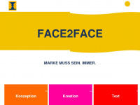 face2face.de Webseite Vorschau