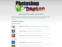 photoshop-dragon.com Webseite Vorschau
