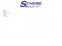 scheibe-aircraft.de Webseite Vorschau