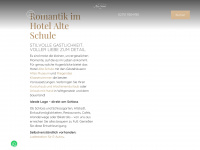 hotel-alteschule.de Webseite Vorschau