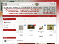 fks-modellbau.de Webseite Vorschau