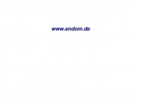 endom.de Webseite Vorschau