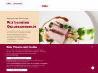ergo-gourmet.de Webseite Vorschau