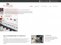et-service.de Webseite Vorschau