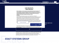 exact-systems.de Webseite Vorschau