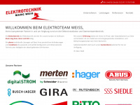 elektroteam-weiss.de Webseite Vorschau