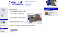 elektrotec-automation.de Webseite Vorschau