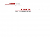 exakta-estrich.de Webseite Vorschau