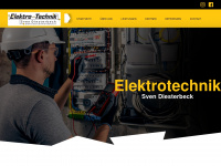 elektrotechnik-diesterbeck.de Webseite Vorschau