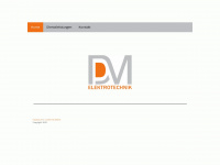 elektrotechnik-dm.de Webseite Vorschau