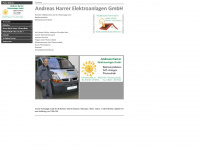 elektrotechnik-harrer.de Webseite Vorschau