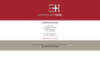 elektrotechnik-hering.de Webseite Vorschau