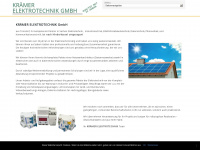 elektrotechnik-kraemer.de Webseite Vorschau