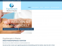 ergotherapie-hopster.de Webseite Vorschau