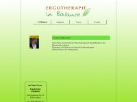 ergotherapie-in-balance.de Webseite Vorschau