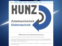 elektrotechnik-kunz.de Webseite Vorschau