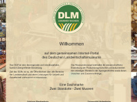 deutsches-landwirtschaftsmuseum.de Webseite Vorschau