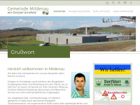 mildenau.de Webseite Vorschau