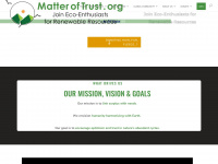 matteroftrust.org Webseite Vorschau