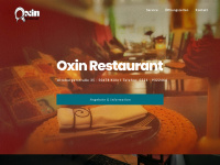 oxin-restaurant.de Webseite Vorschau