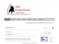 hof-ruwerbach.de Webseite Vorschau