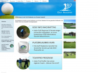 golfakademie-straubing.de Webseite Vorschau