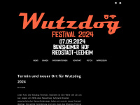 wutzdog-festival.de Webseite Vorschau