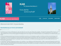 kab-baumberg.de Webseite Vorschau