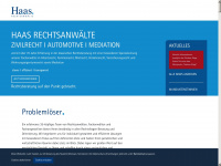 haas-law.com Webseite Vorschau