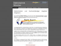 elektrotechnik-muenchen.com Webseite Vorschau