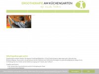 ergotherapie-kuechengarten.de Webseite Vorschau