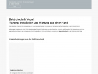 elektrotechnik-vogel.com Webseite Vorschau
