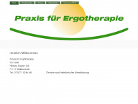 ergotherapie-waldenbuch.de Webseite Vorschau