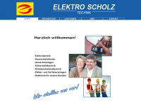 etech-scholz.de Webseite Vorschau