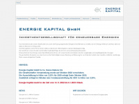 energie-kapital.de Webseite Vorschau