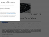 excel-info.de Webseite Vorschau