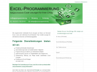 excel-programmierung.de Webseite Vorschau