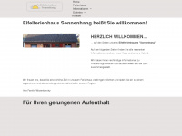 eifelferienhaus-sonnenhang.de Webseite Vorschau
