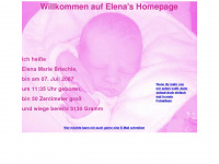 elena-briechle.de Webseite Vorschau