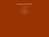 elena-mendoza.de Webseite Vorschau
