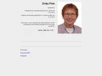 erika-fink.de Webseite Vorschau