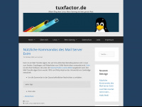 tuxfactor.de Webseite Vorschau