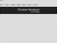 christian-neubauer.de Webseite Vorschau