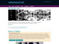 ubergeek.de Webseite Vorschau