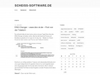 scheiss-software.de Webseite Vorschau