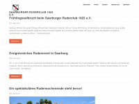 saarburger-ruderclub.de Webseite Vorschau